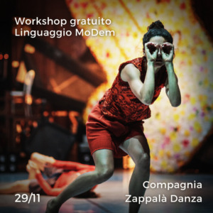 Workshop gratuito Compagnia Zappalà Danza – Linguaggio MoDem