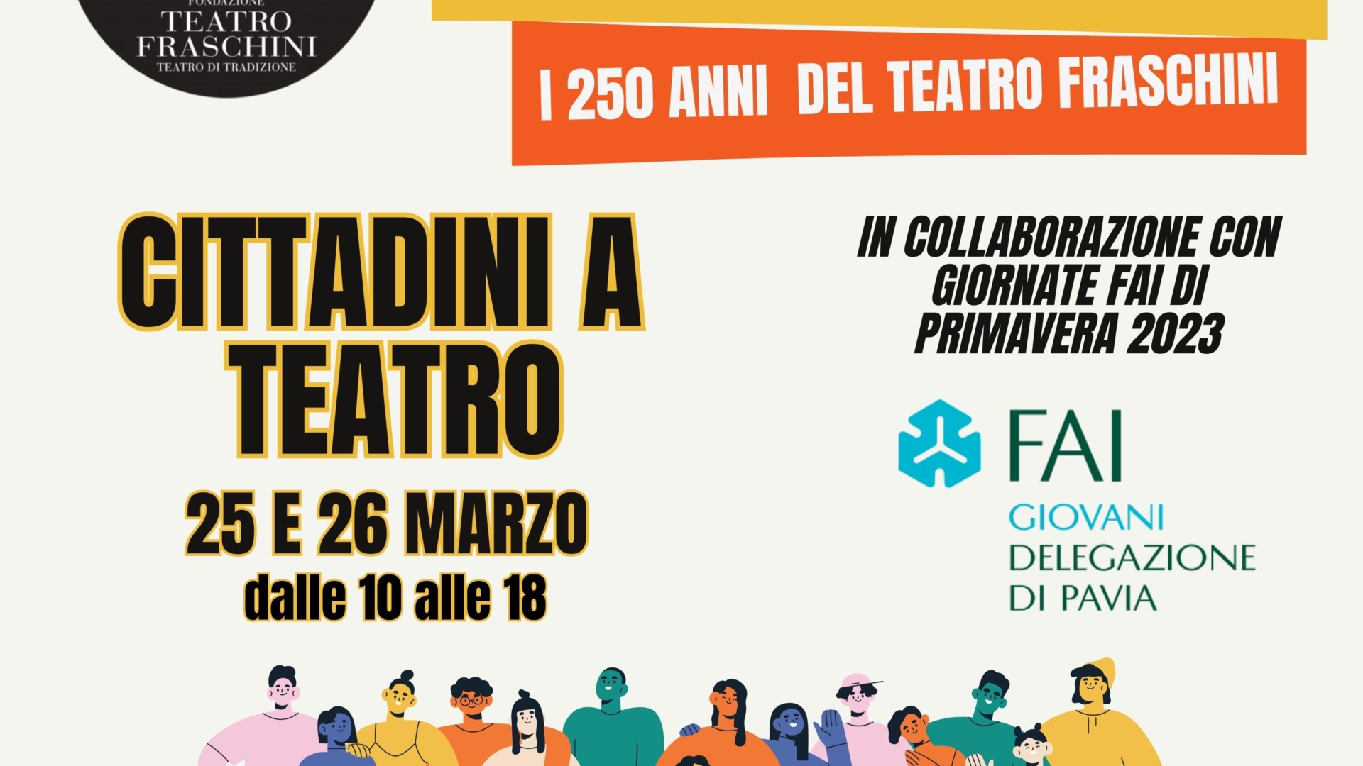 CITTADINI A TEATRO – Il FAI e le scuole di Pavia raccontano il Teatro Fraschini