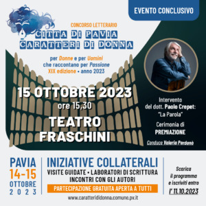 Concorso letterario “Caratteri di Donna”: eventi gratuiti a Pavia per celebrare la scrittura