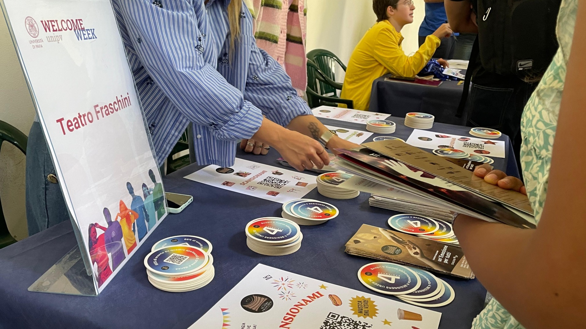 Il Teatro Fraschini alla Welcome Week di Unipv